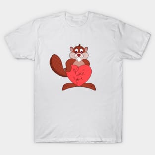 A Beaver in Love T-Shirt